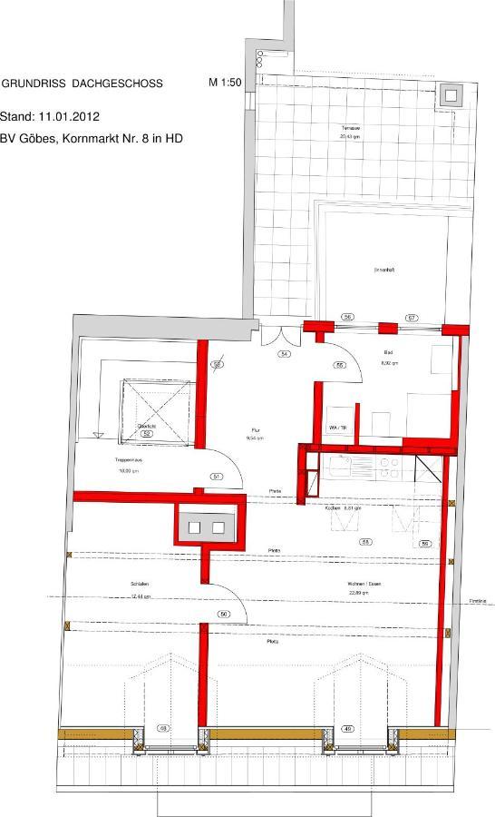 Wohnen Unter Dem Schloss Heidelberg Eksteriør billede
